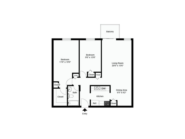 Two Bedroom - The Lafayette at Valley Forge