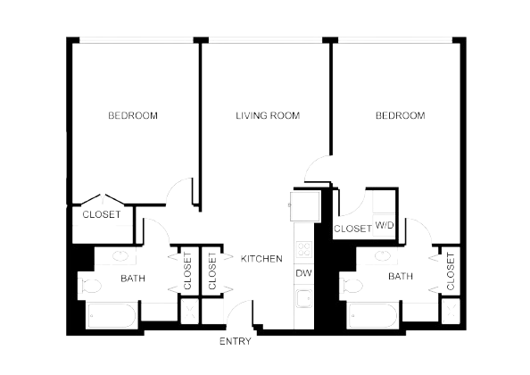 Floorplan - West 7th Apartments