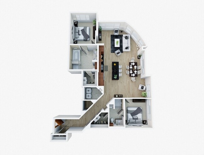 Floorplan - Wilshire Victoria Westwood Apartments