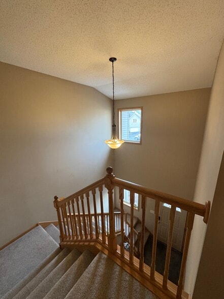 Stairway looking down - 2156 Willow Trail