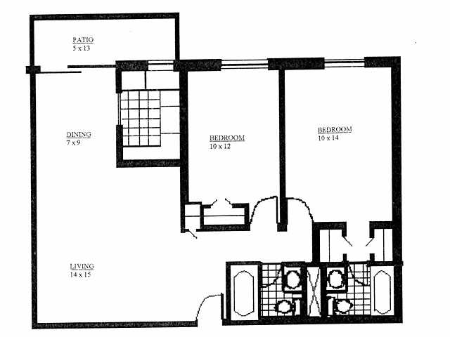 2BR/2BA - Edgehill Terrace Apartments