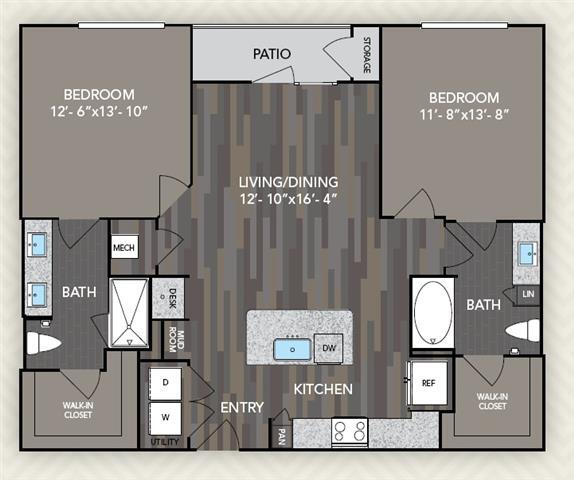 Floorplan - The Alden at Cedar Park