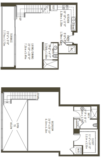 1BR/2BA - Midtown 4