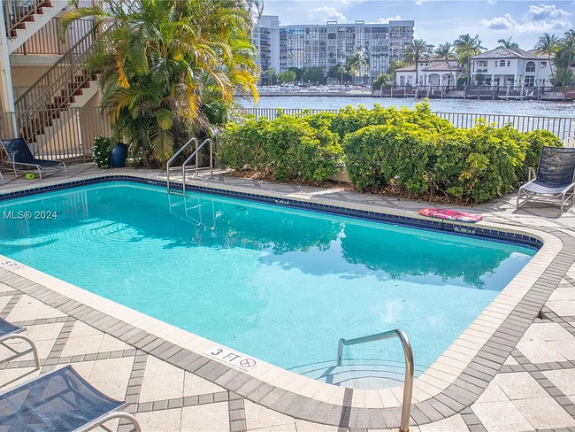 Pool area and Intracostal - 2600 S Ocean Dr