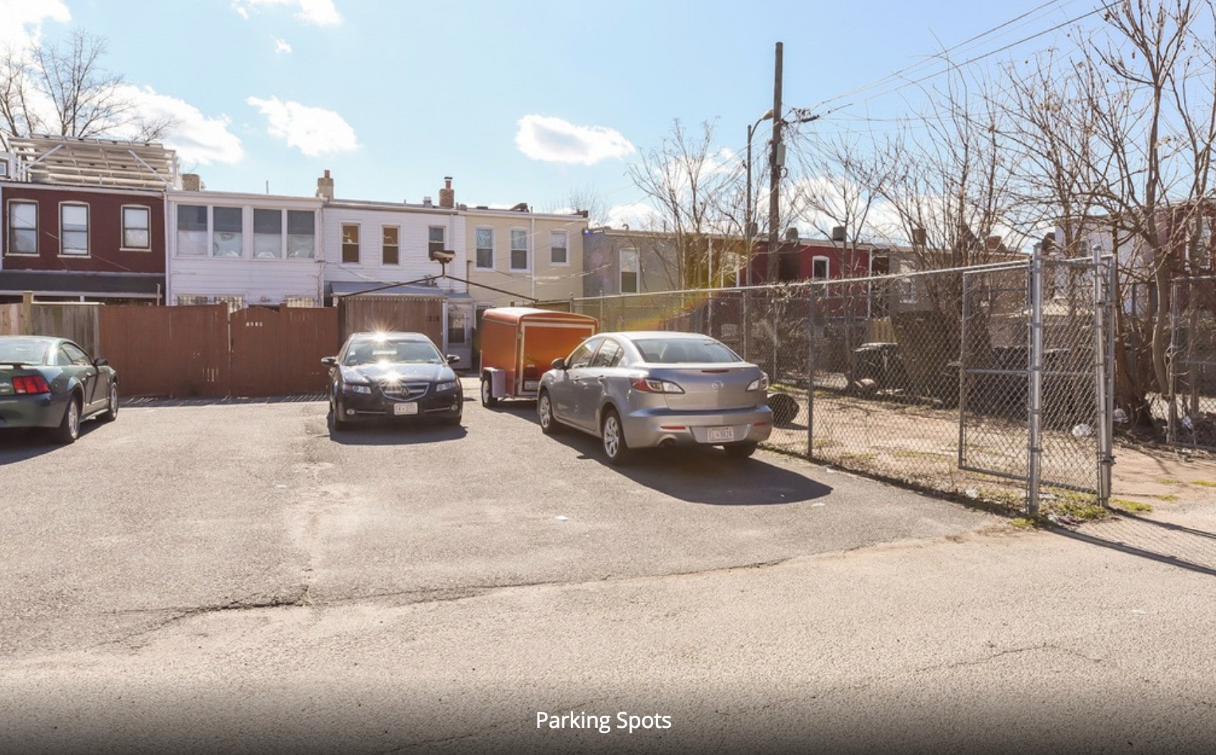 2-4 parking space in the rear. - 1216 Florida Ave NE