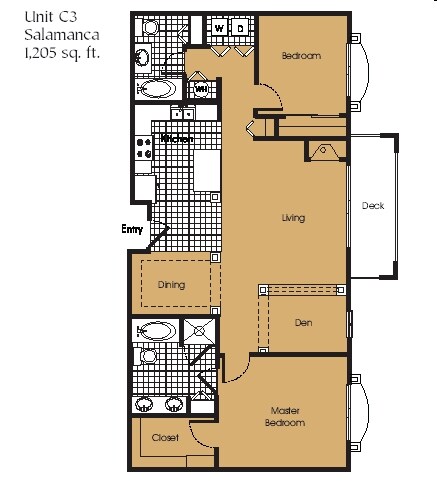 2BR/2BA - Vistoso Condominiums