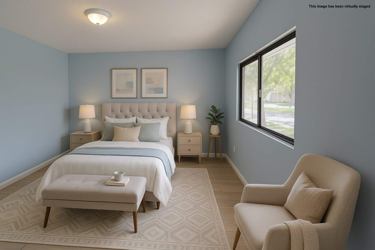Primary Bedroom Staged - 2262 NW 59th Way
