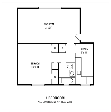 1BR/1BA - Hampshire Village