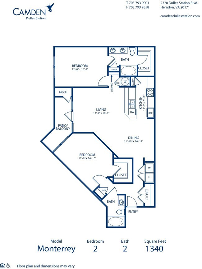 Floorplan - Camden Dulles Station