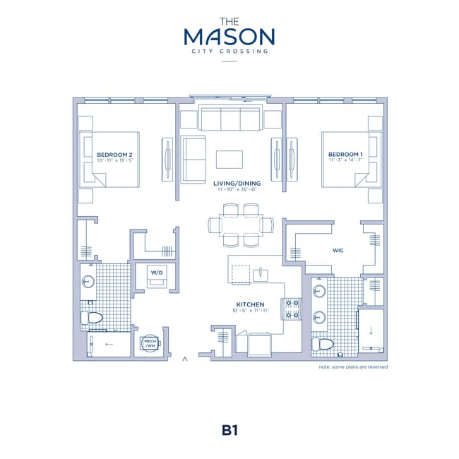 Floorplan - The Mason at City Crossing