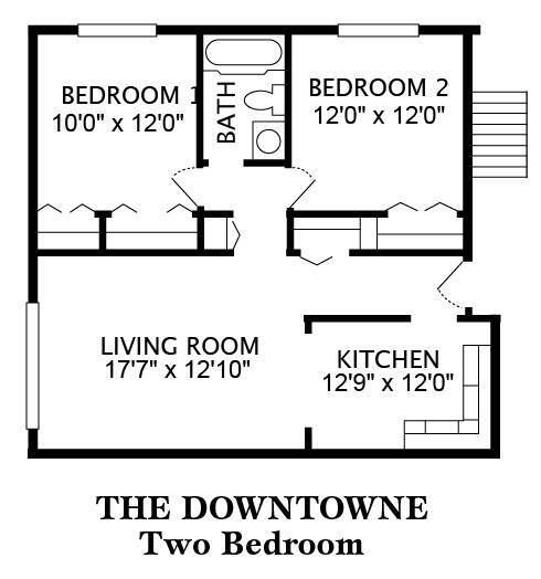 Floorplan - Towne Square Apartments