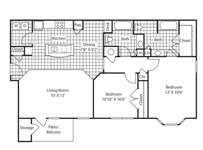 1159 sq ft - The Cove at Saddle Creek