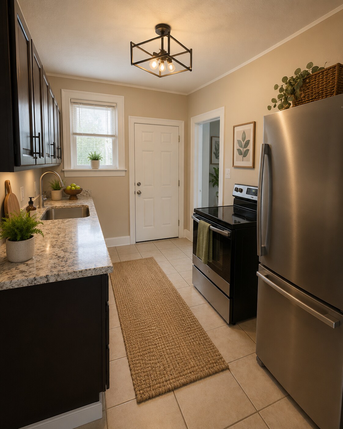 Virtually Staged Kitchen - 2613 Cleveland St