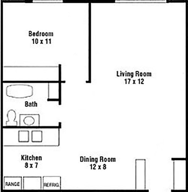 Floorplan - Cleveland Apartments