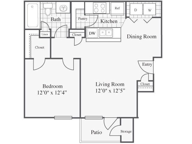 Floorplan - Radius at The Domain