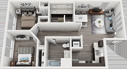 Floorplan - Lumina Apartment Homes