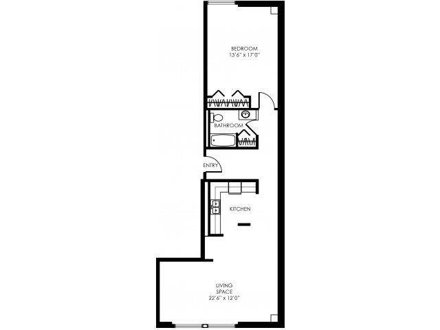 Floorplan - E Street Flats - Student Housing