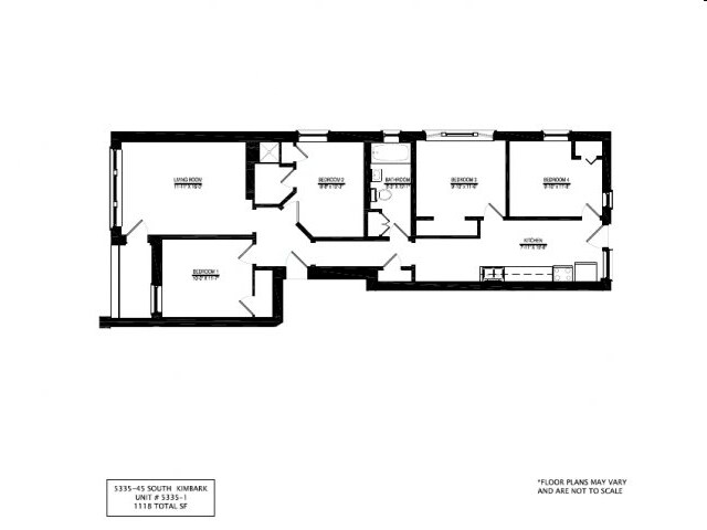4BR/2BA - 5335-5345 S. Kimbark Avenue
