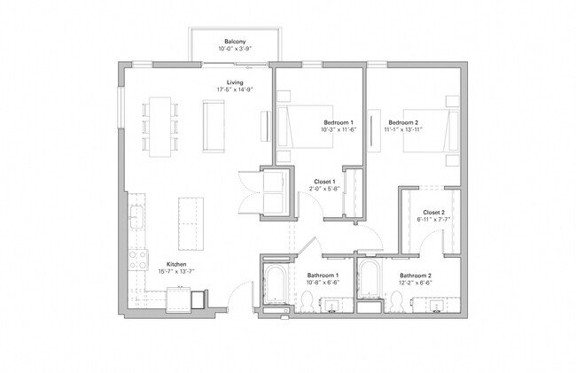 Floorplan - Melody on Main