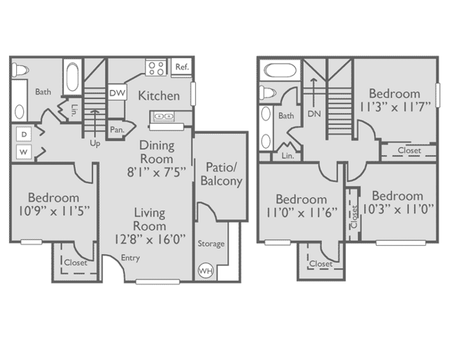 4 Bedroom, 2.5 Bathroom - Avonmora Apartments