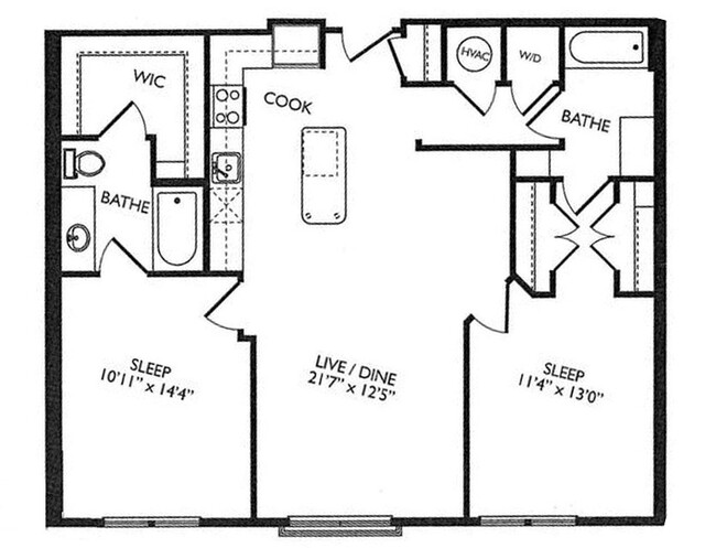 Floor Plan - 1800 Wilson Blvd