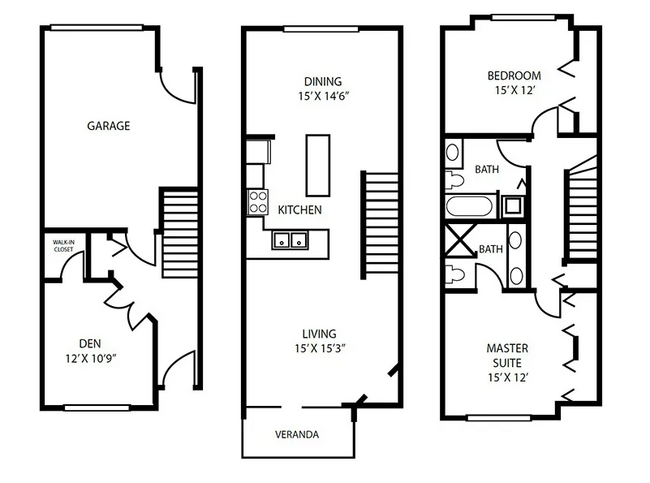 Floorplan - Pallas Townhomes and Apartments