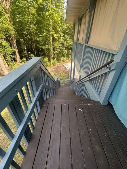 Deck Stairs—Looking Down - 3308 Keenan Dr