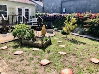 Veggie garden and small fruit trees - 3754 Ashwood Ave
