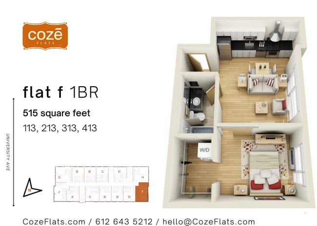 Floorplan - Coze Flats