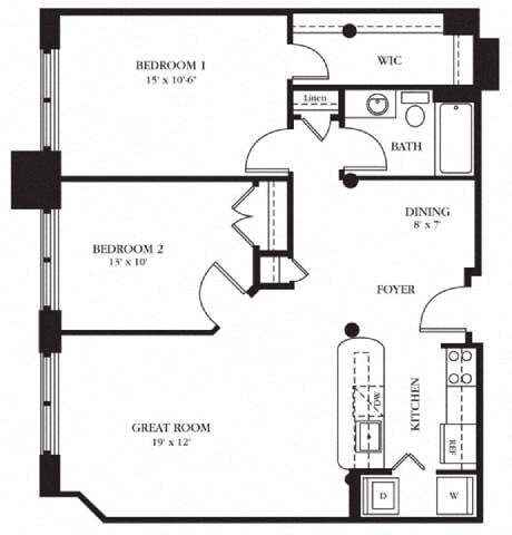 Floorplan - The River Lofts at Tobacco Row