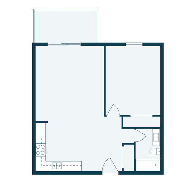 Floorplan - Parkside Apartments