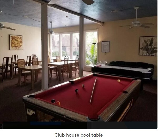 pool table in clubhouse - 1836 N Crystal Lake Dr