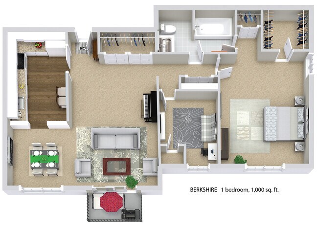 Floorplan - Colony Park Apartments