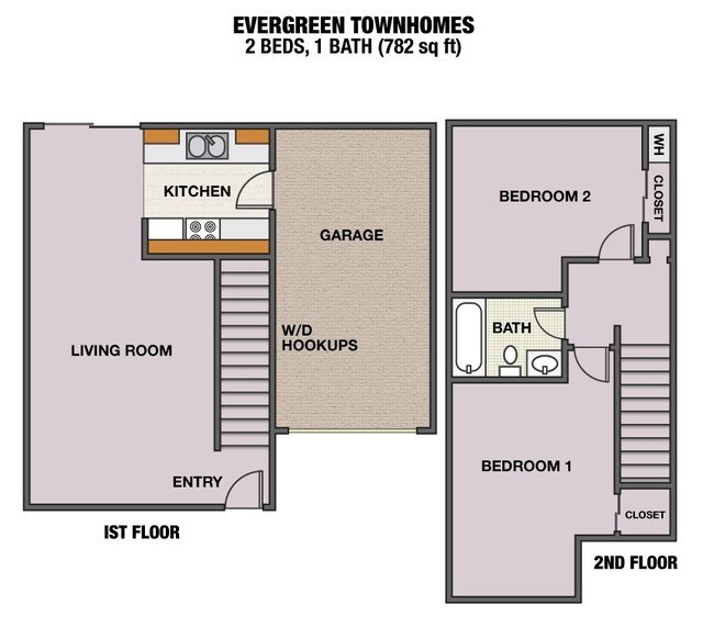 Floorplan - Evergreen Townhouses