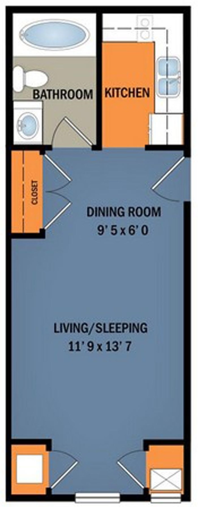 Floorplan - Bay Vista Pointe Apartments