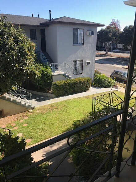 view from second floor - 5707 San Vicente Blvd