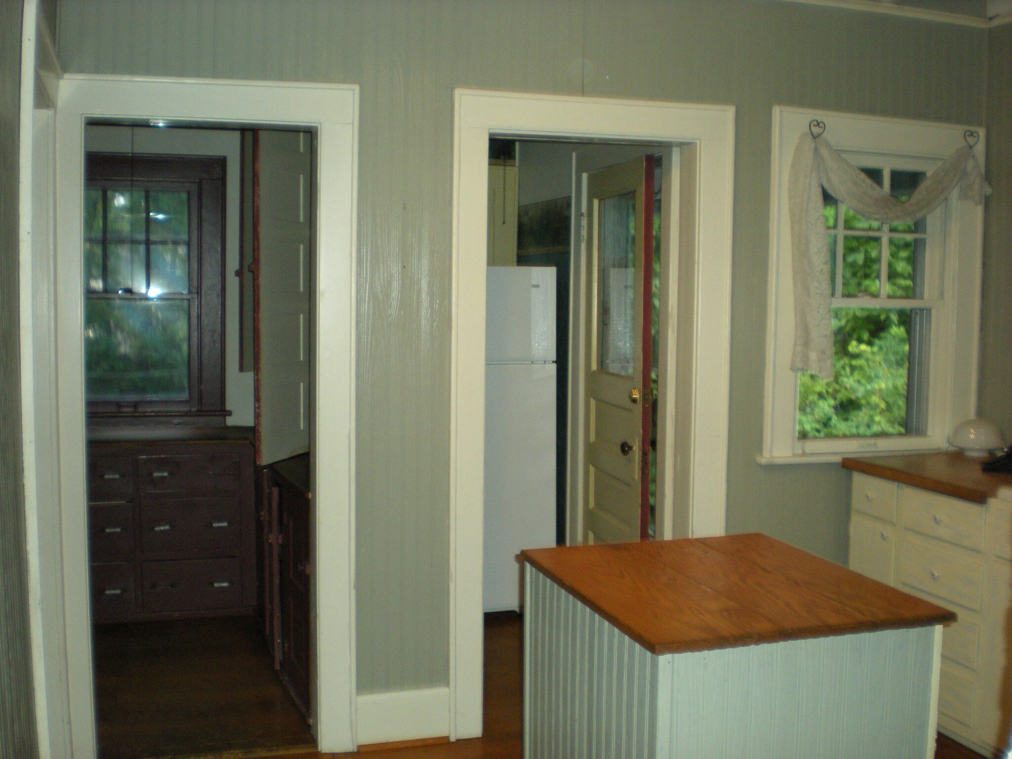 Kit, pantry, fridge room back door - 135 Roney Rd