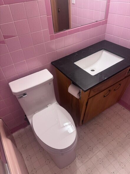 Bathroom, mid-remodel - 1718 Empire Ave