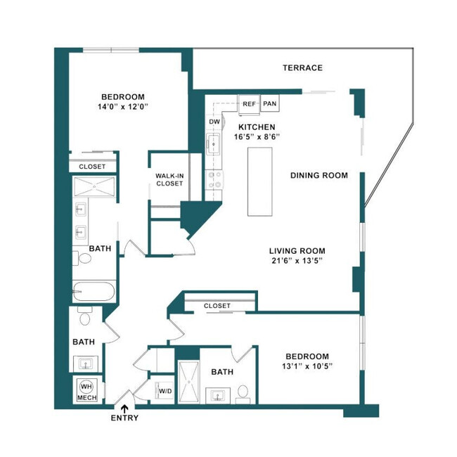 Floorplan - Slate Hallandale Beach