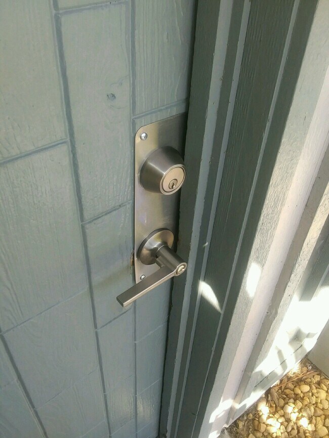 Replaced front door lock system - 4193 Abbey Court