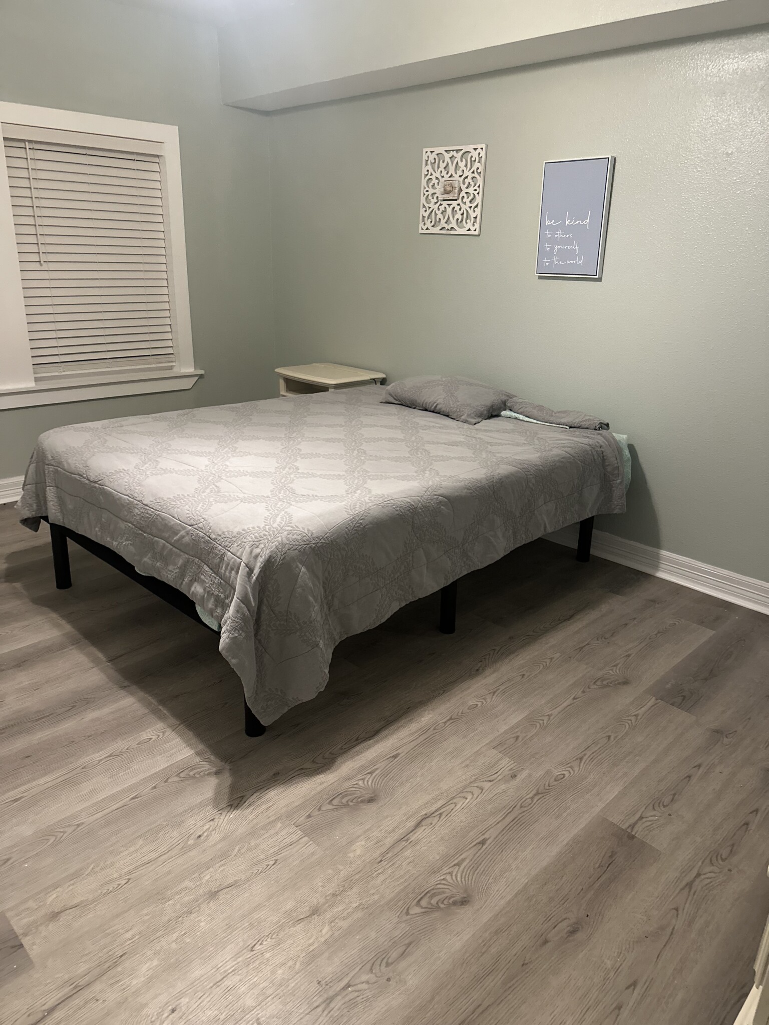 Queen Size bed as part of partially furnished available for use - 2312 53rd St