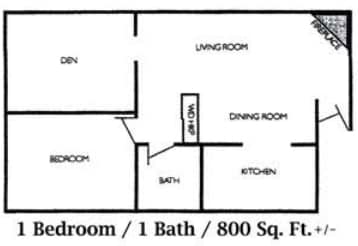 1BR/1BA - Whitman Park Apartments