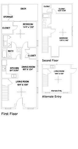 Floorplan - Highgate Townhomes