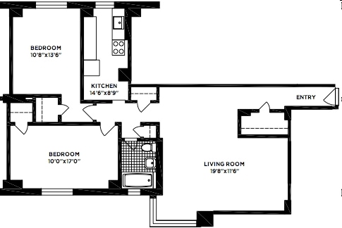 2BR/1BA - 178  Clinton Street