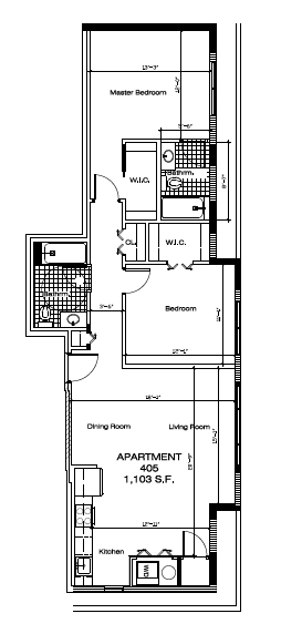 2BR/2BA - The Colonade