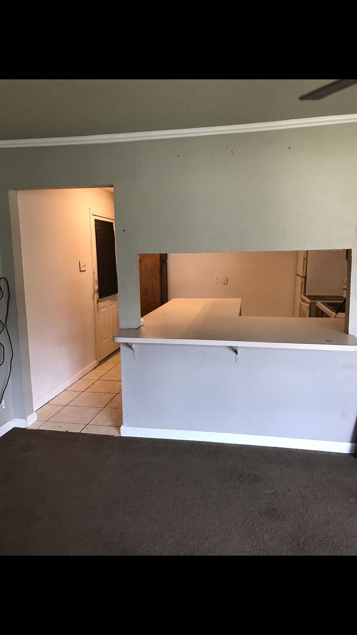 In living room, facing kitchen - 2128 Jane St