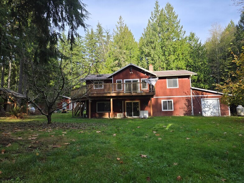 View of Yard and Back of House - 26147 Port Gamble Rd NE