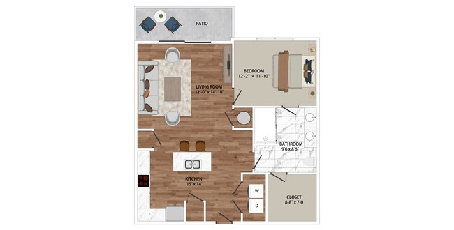 Floorplan - Eastpark Apartments