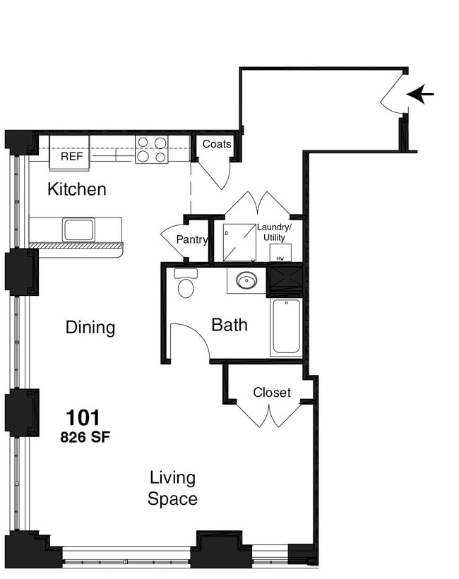 Floorplan - Turbine Lofts