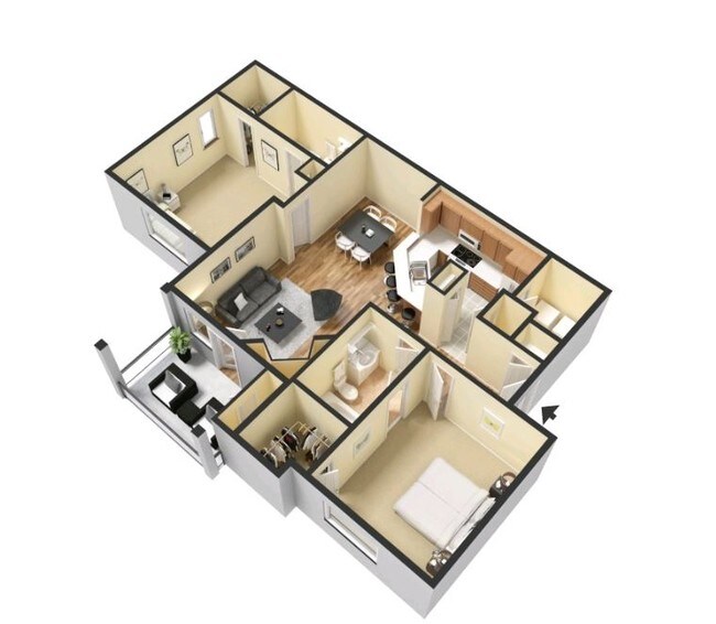 Floorplan - xLakeside at Arbor Place